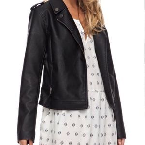 ❌SOLD❌ Roxy Faux Leather Jacket, Sz XS